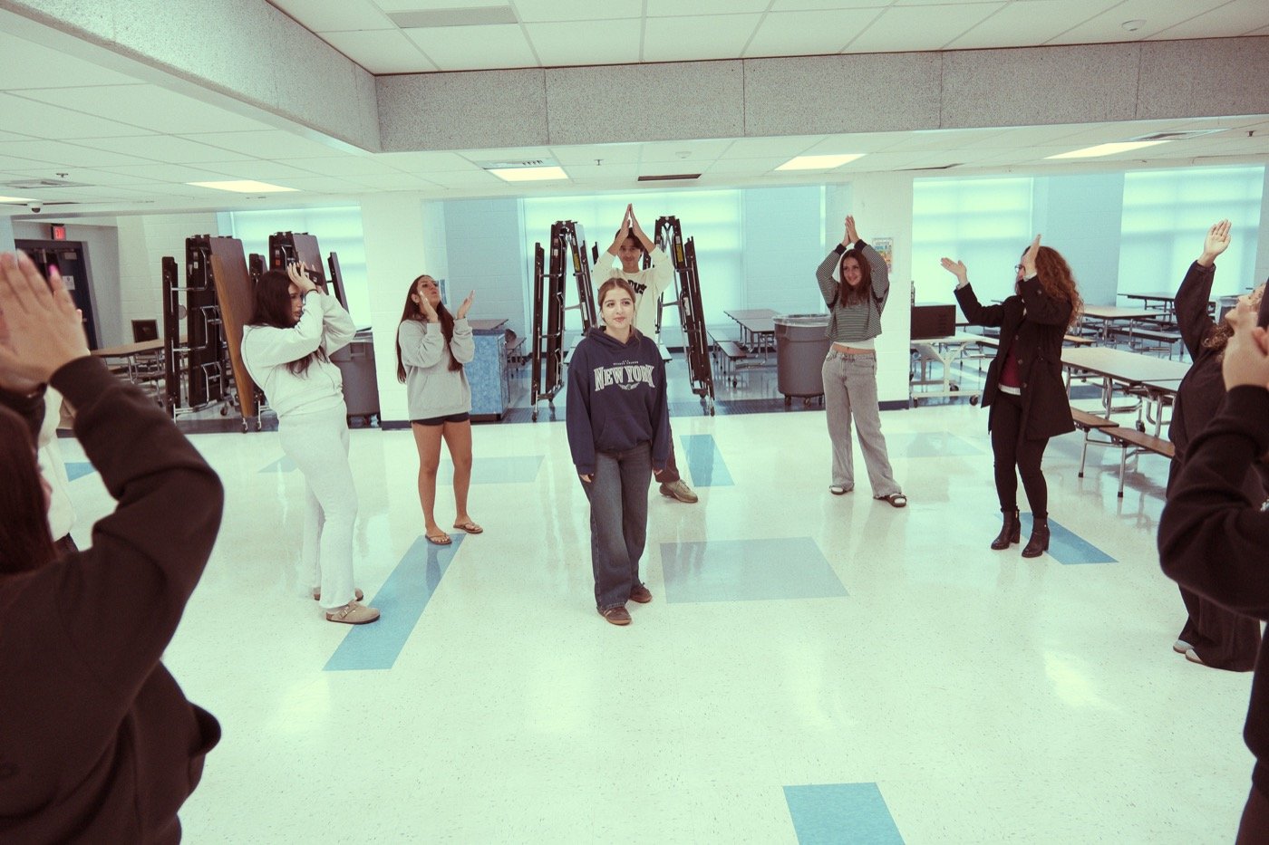 GAYA students in a movement workshop
